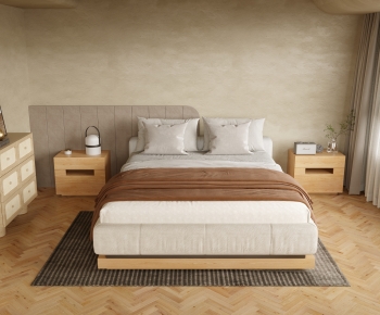 Wabi-sabi Style Bedroom-ID:543868067