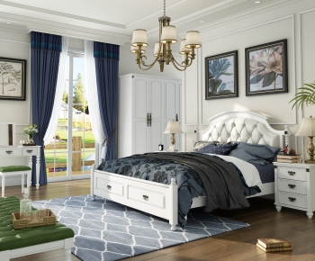 American Style Bedroom-ID:621600291