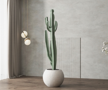 Modern Potted Green Plant-ID:783461095