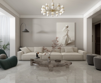 Modern A Living Room-ID:919600968