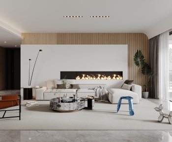 Modern A Living Room-ID:908279476