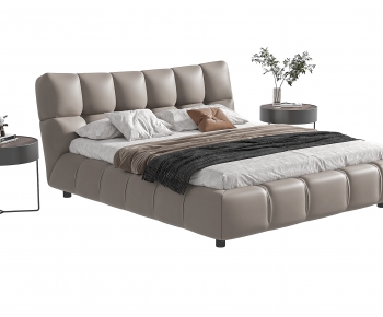 Modern Double Bed-ID:841372019