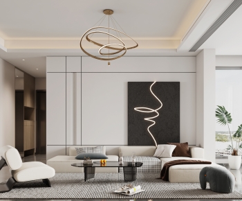 Modern A Living Room-ID:905498981