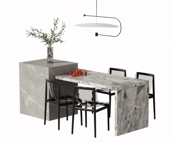Modern Dining Table And Chairs-ID:121030835