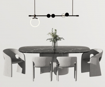 Modern Dining Table And Chairs-ID:937989005