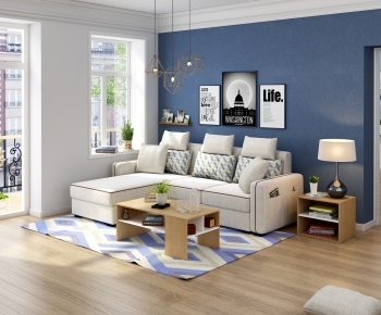 Nordic Style A Living Room-ID:971488007