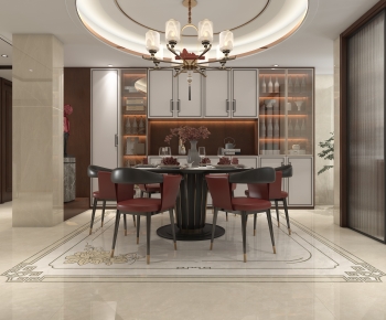 New Chinese Style Dining Room-ID:651312113
