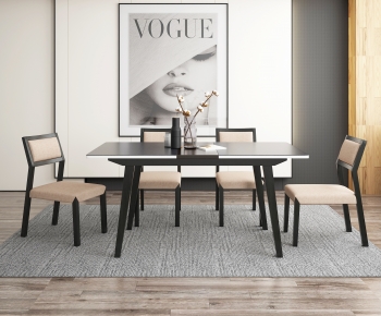 Modern Dining Table And Chairs-ID:335431186