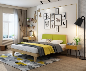 Nordic Style Bedroom-ID:315939906