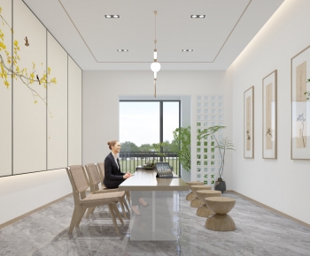 New Chinese Style Meeting Room-ID:243804933