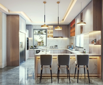 Modern Open Kitchen-ID:439034945