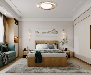 New Chinese Style Bedroom-ID:476899162