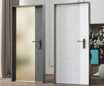 Modern Single Door-ID:896927128