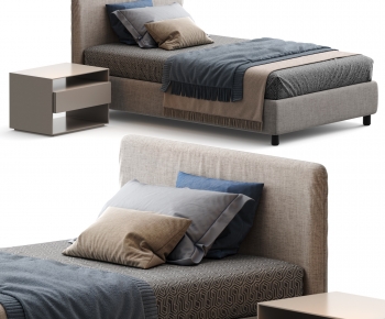 Modern Single Bed-ID:599942921