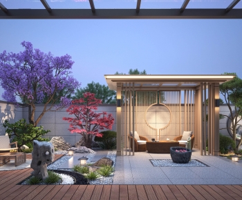 New Chinese Style Courtyard/landscape-ID:992213968