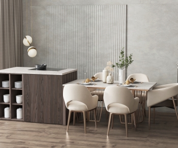 Modern Dining Table And Chairs-ID:560333012