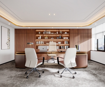 New Chinese Style Manager's Office-ID:924508097