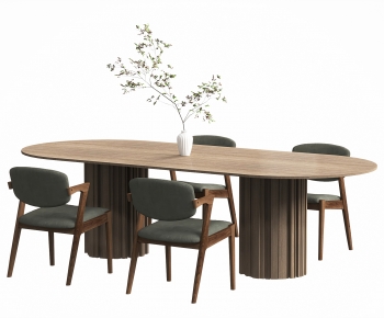 Modern Dining Table And Chairs-ID:800139964