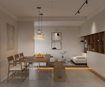 Wabi-sabi Style A Living Room-ID:664217955