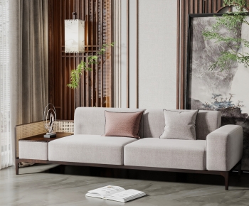 New Chinese Style A Sofa For Two-ID:357001072