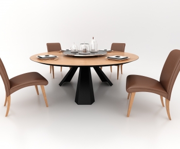 Southeast Asian Style Dining Table And Chairs-ID:404448995