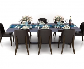Modern Dining Table And Chairs-ID:506820765
