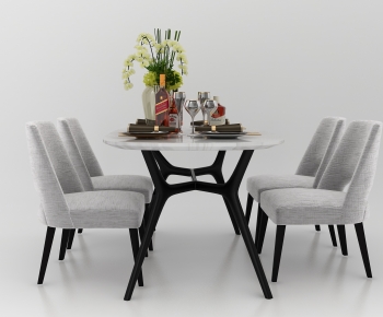 Modern Dining Table And Chairs-ID:485739772