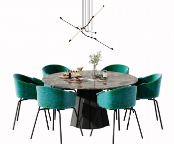 Modern Dining Table And Chairs-ID:970953943