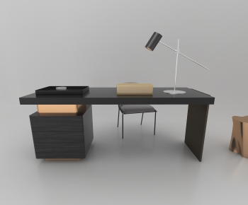 Modern Computer Desk And Chair-ID:140275968