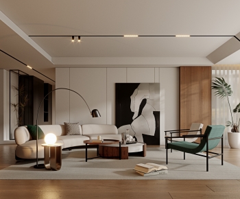 Modern A Living Room-ID:232280972