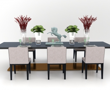 Modern Dining Table And Chairs-ID:302334079