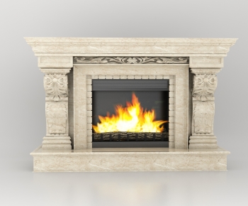 Simple European Style Fireplace-ID:792622091