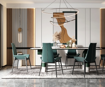 Modern Dining Table And Chairs-ID:559189081