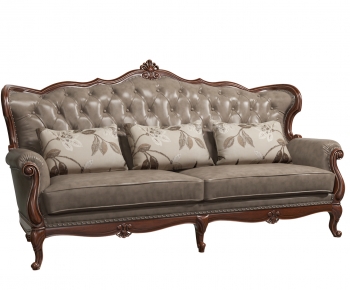 American Style Three-seat Sofa-ID:148258923