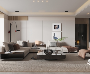 Modern A Living Room-ID:245112909