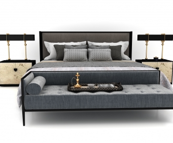 Modern Double Bed-ID:940241103