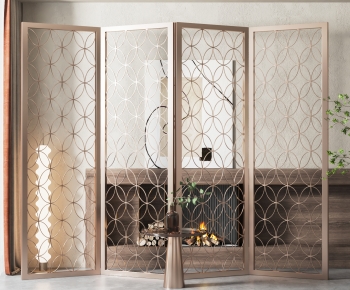 Modern Metal Screen Partition-ID:368726975