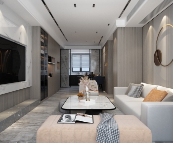 Modern A Living Room-ID:345757966