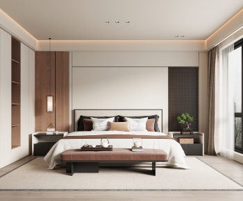 New Chinese Style Bedroom-ID:841360099