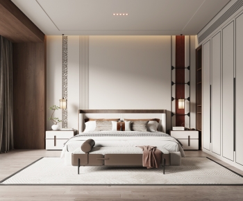 New Chinese Style Bedroom-ID:677040107