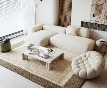 Wabi-sabi Style Sofa Combination-ID:367300991
