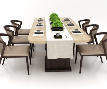 Modern Dining Table And Chairs-ID:755587105