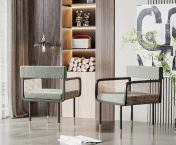 Wabi-sabi Style Lounge Chair-ID:774553066