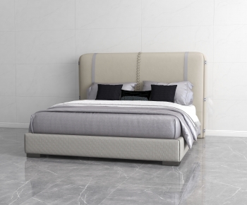 Modern Double Bed-ID:951195966