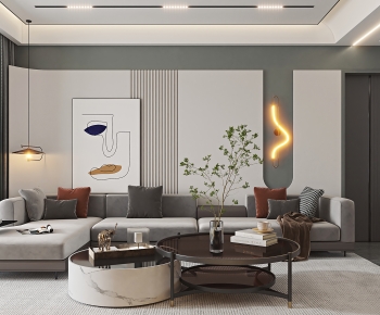 Modern A Living Room-ID:820343976
