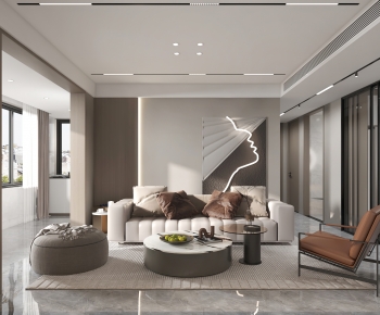 Modern A Living Room-ID:874213934