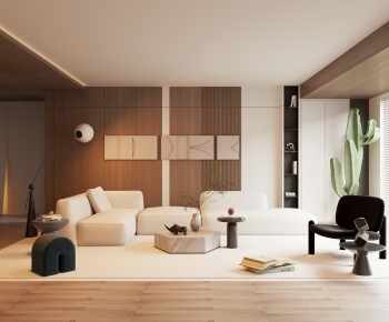 Modern A Living Room-ID:384593962