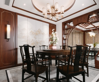 Chinese Style New Chinese Style Dining Room-ID:336277013