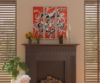 French Style Fireplace-ID:131584882