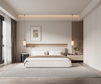 New Chinese Style Bedroom-ID:454005009